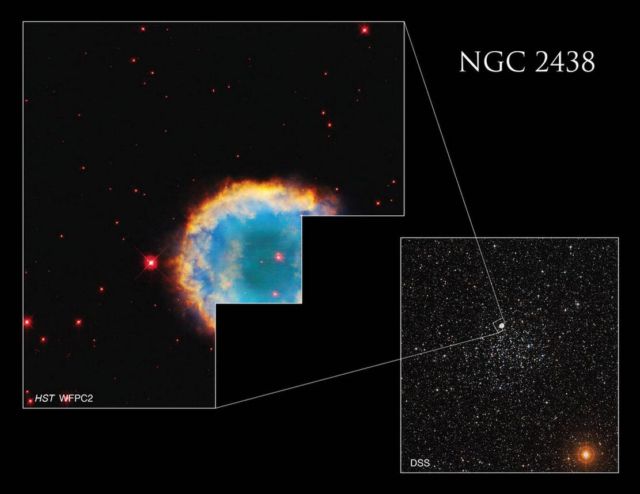 Hubble's Colorful Planetary Nebula Ringed by Hazy Halo