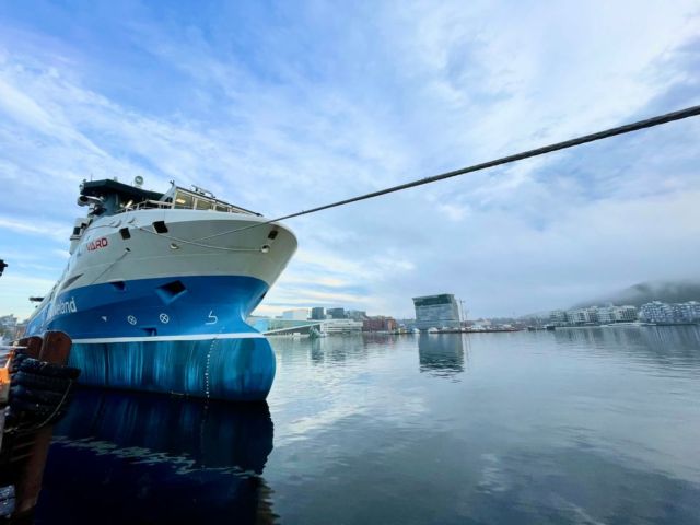 Yara Birkeland first fully electric container