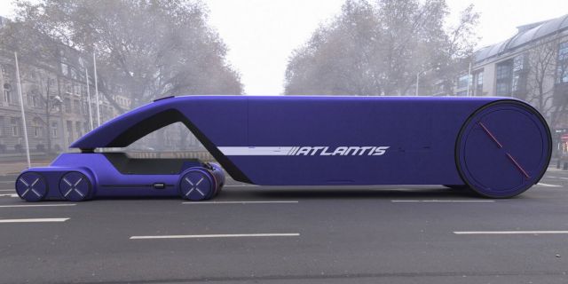 Atlantis autonomous highway electric truck (8)