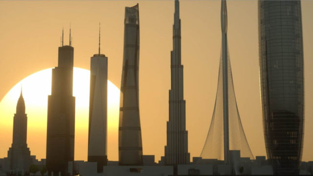 World’s Tallest Buildings 3D Size comparison