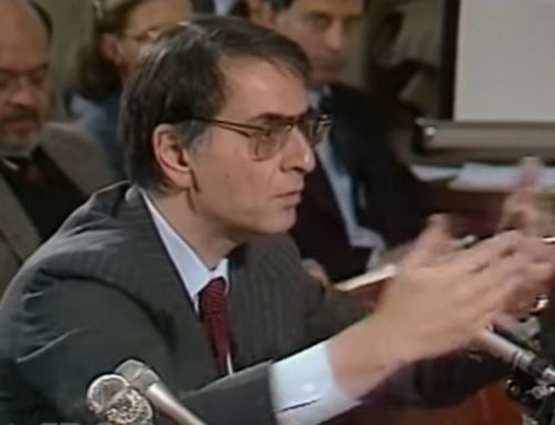 Carl Sagan testifying before Congress in 1985 on Climate Change