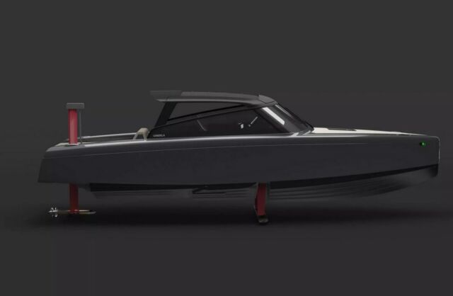 Hydrofoiling Candela C-8 electric boat (3)