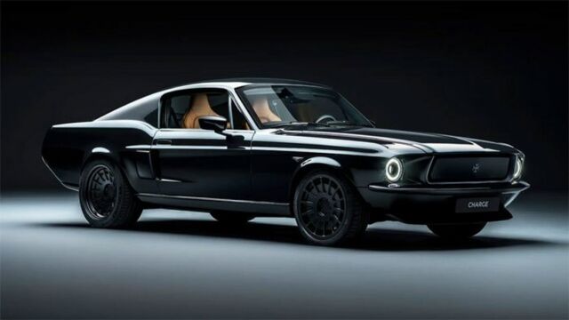 All-electric version of the Classic 1960's Ford Mustang