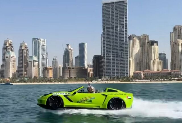 Ferrari can Drive on Water