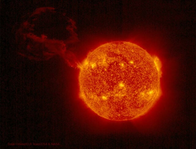 Record Solar Prominence