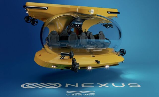 Nexus extreme luxury 9-person submarine