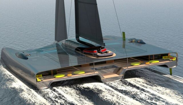 Domus Trimaran 40m concept 