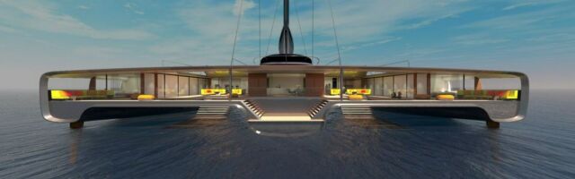 Domus Trimaran 40m concept (2)