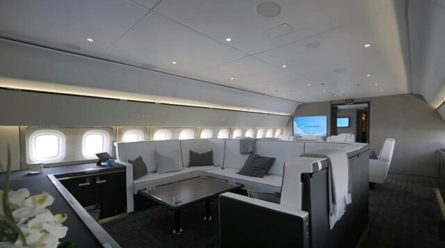 Inside one of the  world's Largest Private Jet