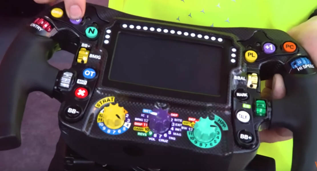 Every button on an F1 Steering Wheel explained 1