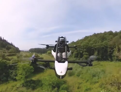 Jetson Hoverbike flies CEO to work