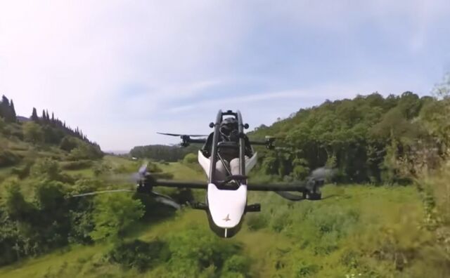 Jetson Hoverbike flies CEO to work