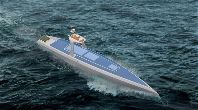 Oceanus- long-range autonomous research vessel