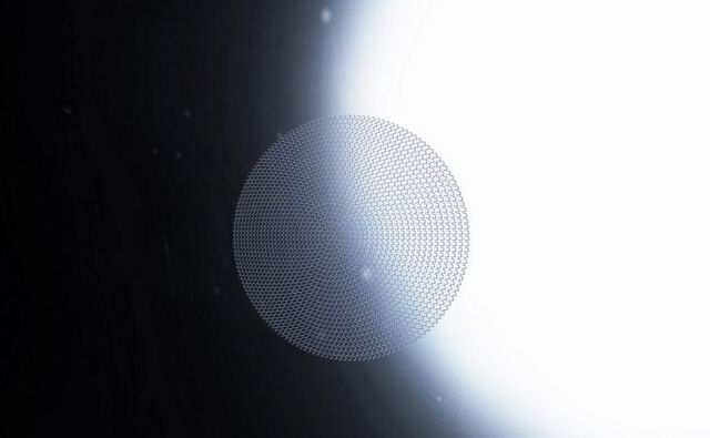 Space Bubble shield to reflect the sun (4)