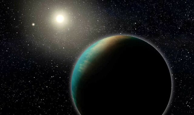 An Exoplanet covered by Water discovered