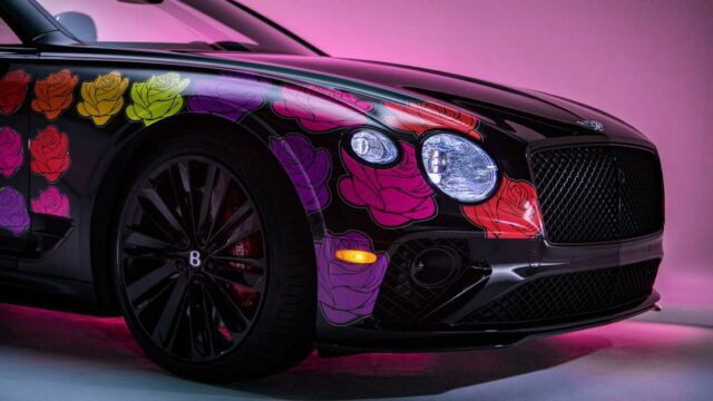 Bentley Floral Continental GT honors sports reporter Craig Sager (2)