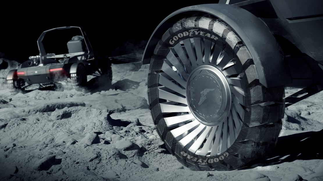 Goodyear Airless Tyres for Future Lunar Vehicle