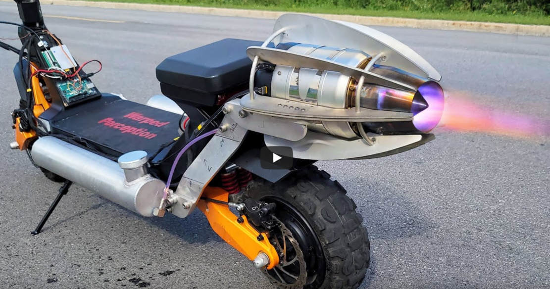 Jet Powered Scooter
