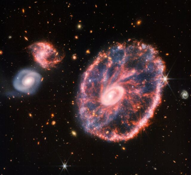 Webb Space Telescope - Cartwheel Galaxy