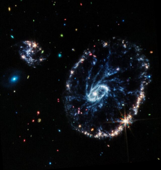 Webb Space Telescope -Cartwheel Galaxy 