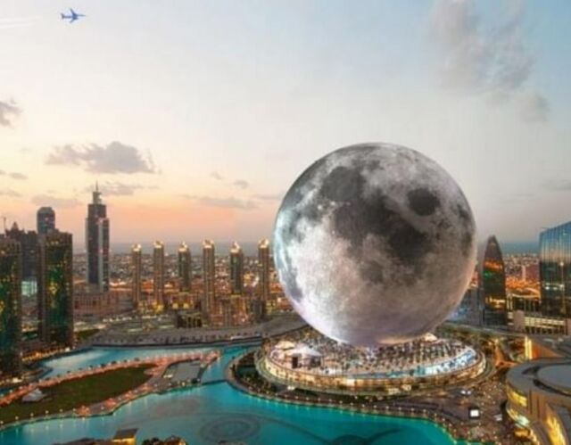 Dubai Moon new Futuristic Resort 