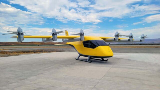 Wisk Aero Autonomous Electric Four-Seat eVTOL Air Taxi