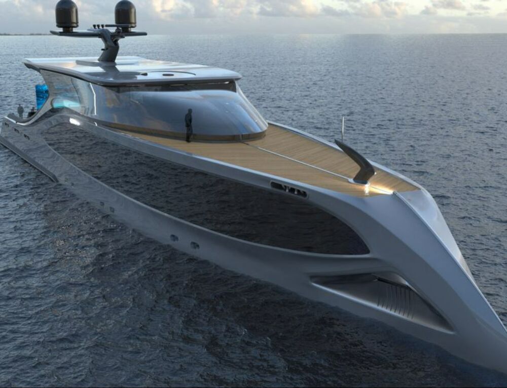 Sinot 120 meter-long ‘Nature’ superyacht | WordlessTech