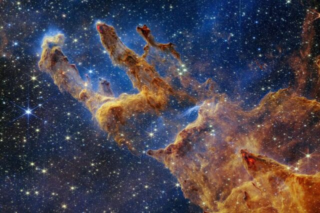 Stunning Image of Pillars of Creation from Webb