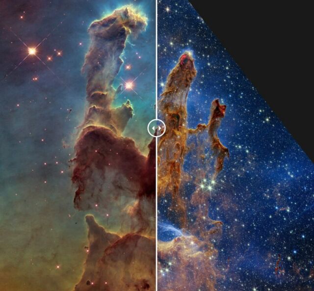 Stunning Image of Pillars of Creation from Webb