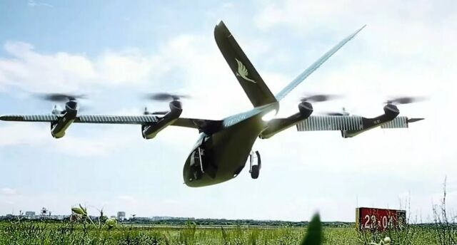 Vertical Aerospace's VX4 eVTOL air taxi 