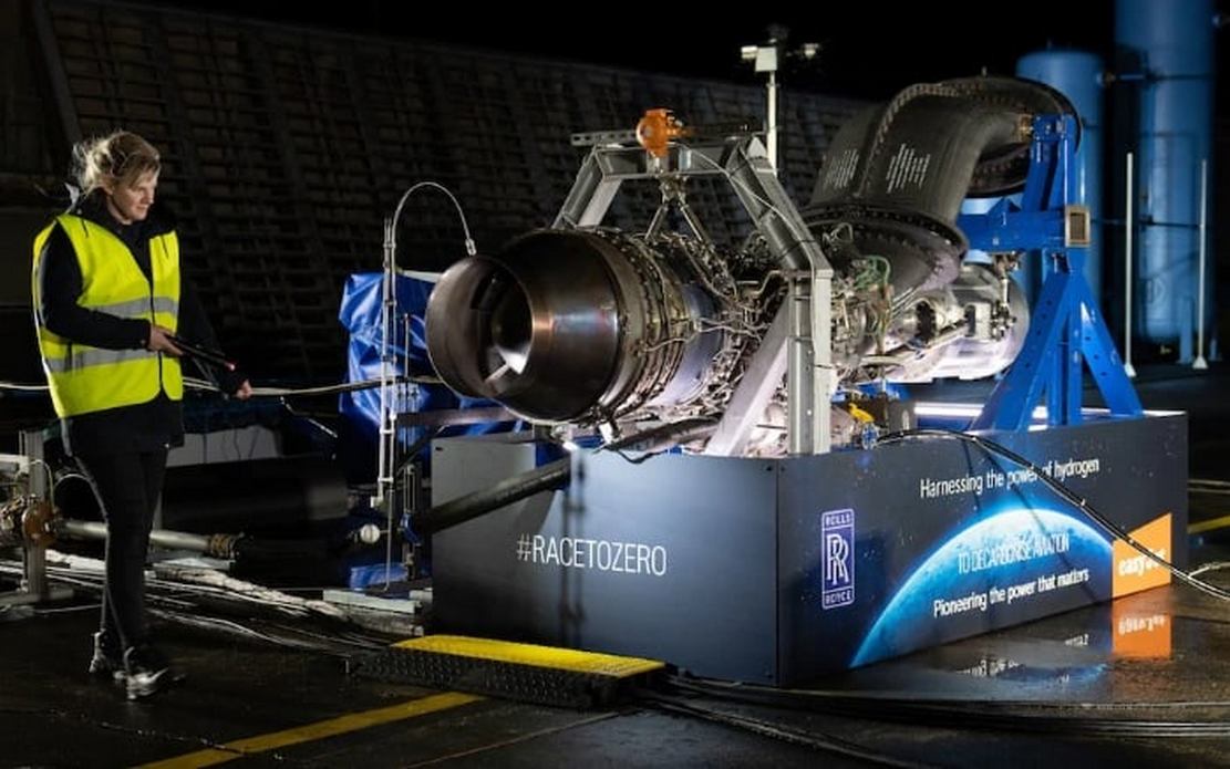 First Test for Hydrogen Powered Jet Engine
