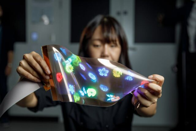 LG Stretchable High-Resolution Display