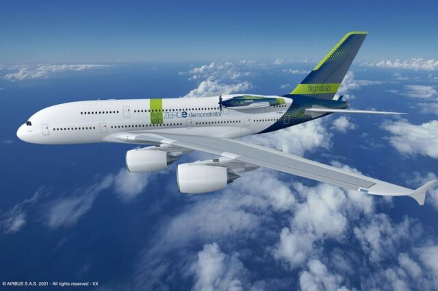 Airbus Aircraft Hydrogen Fuel Cell Engine (2)