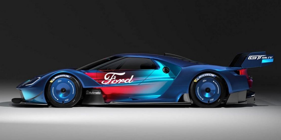 Track only Ford GT Mk IV supercar WordlessTech