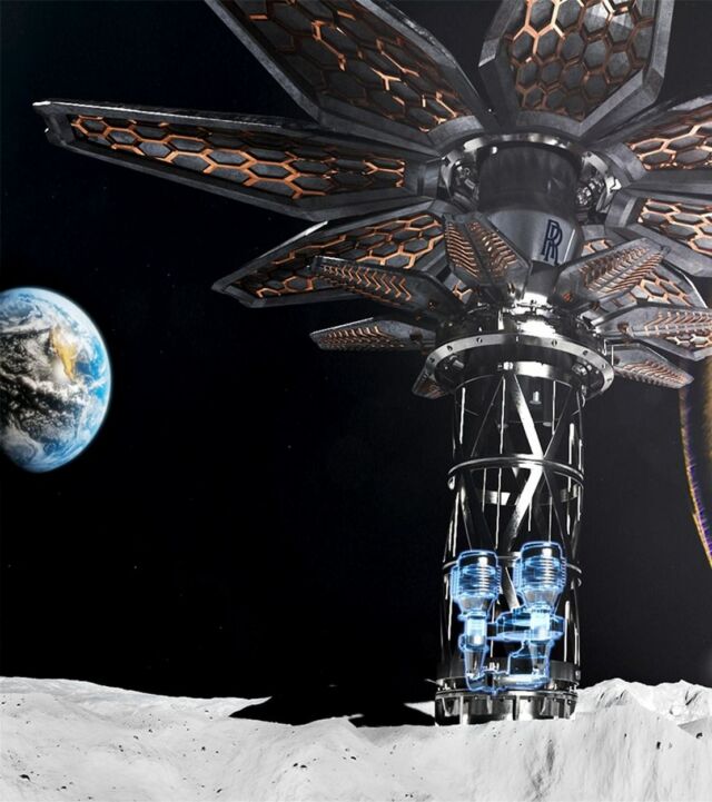 A Nuclear Reactor to Provide Power on the Moon