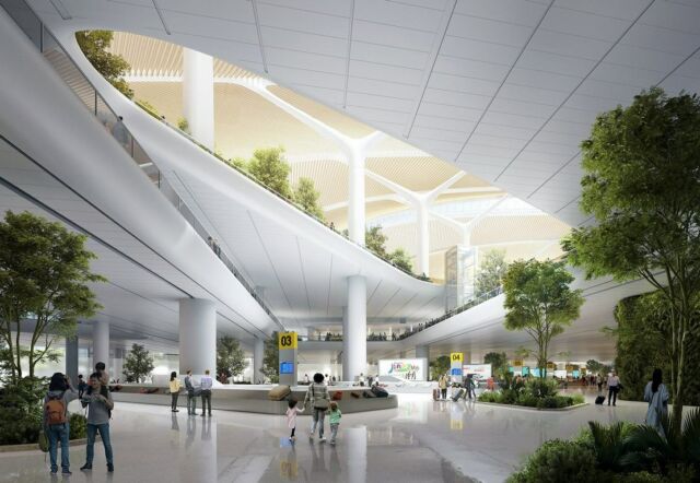 Feather-Like Changchun Airport Terminal 3 (6)