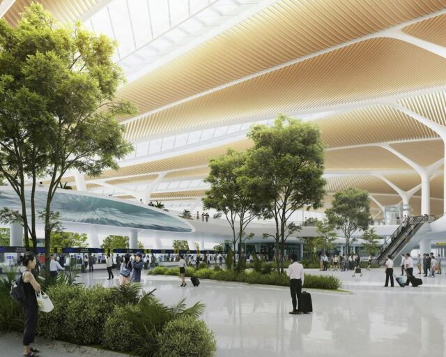 Feather-Like Changchun Airport Terminal 3 (4)
