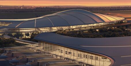 Feather-like Changchun Airport Terminal 3 