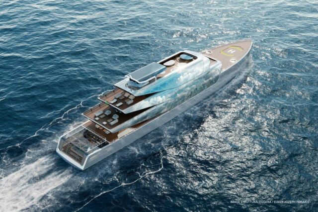 Pegasus 88m 3D-Printed Solar-Electric Superyacht (8)