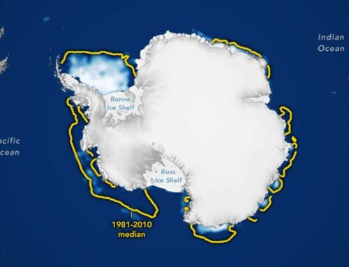 Antarctic Sea Ice reaches Record Low