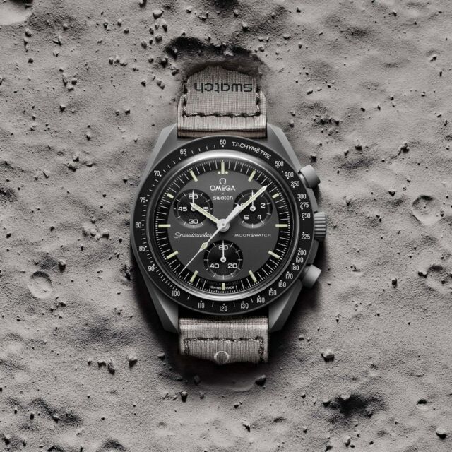Omega X Swatch Mission Moonshine Watch (3)