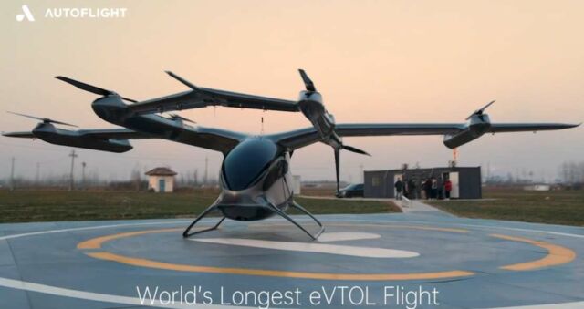 World's Longest eVTOL Flight