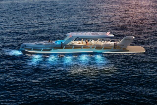 Nautilus- Half-Yacht, Half-Submarine superyacht