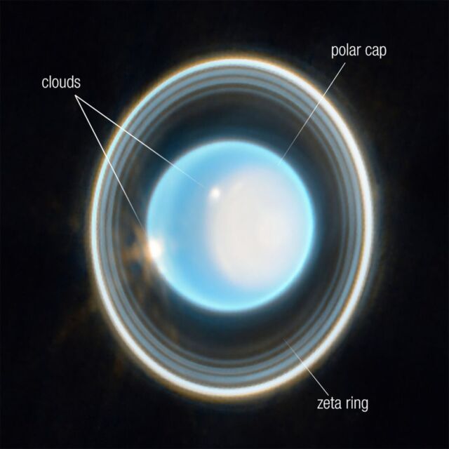 New Uranus Image from Webb Telescope