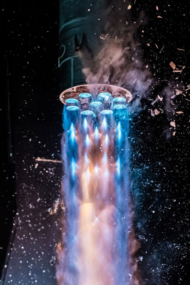 Terran 1 Rocket Burns Methalox