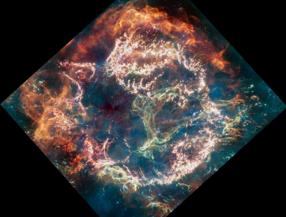 Webb's new details in Cassiopeia A