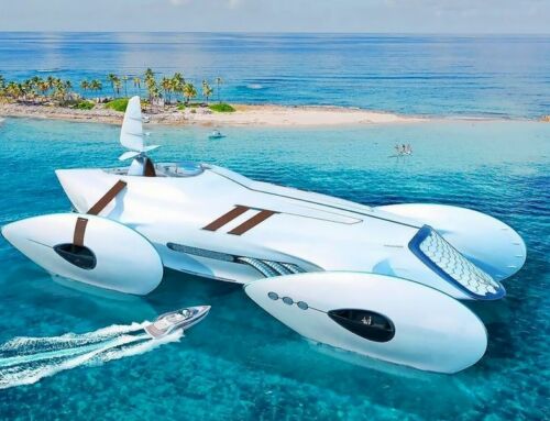 Andy Waugh Decadence Catamaran concept