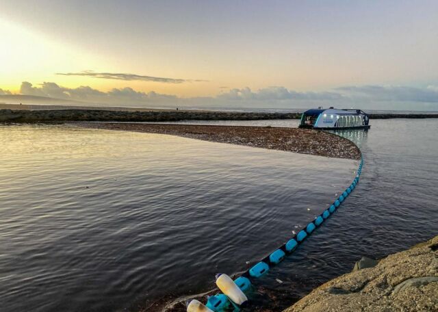 Ocean Cleanup is collecting Plastic from an Indonesian River (3)