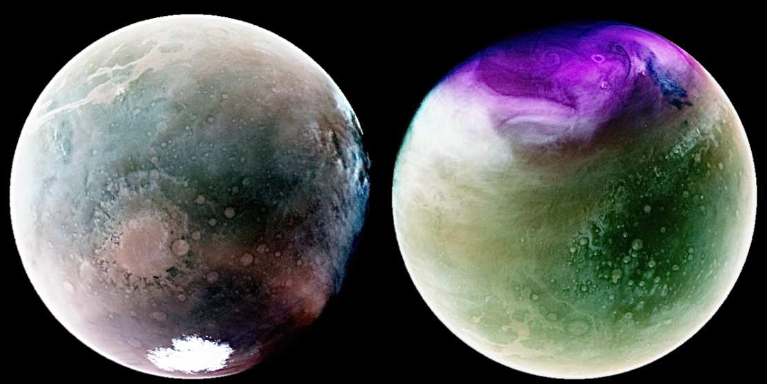 Stunning Ultraviolet Mars