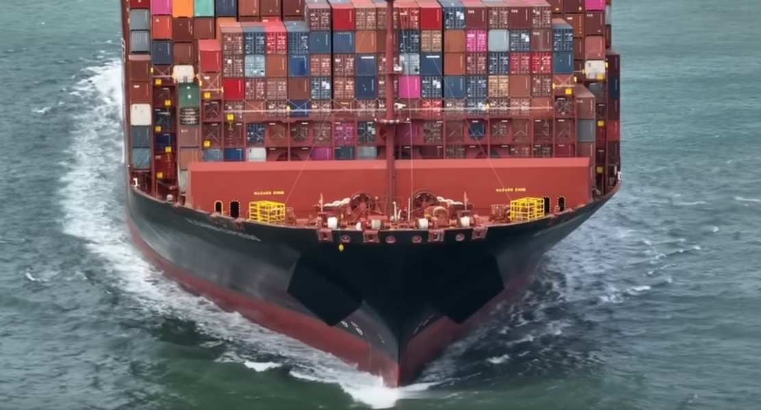 The Crazy Amount of Power needed to move World Largest Container Ships